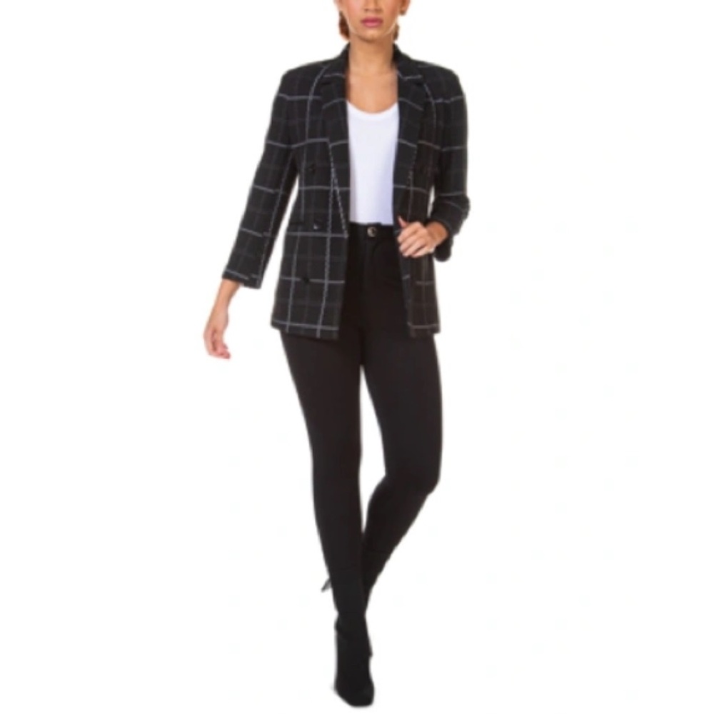 🆕 Black Tape Open Front Knit Blazer - Sz Petite XL NWT! 🤩